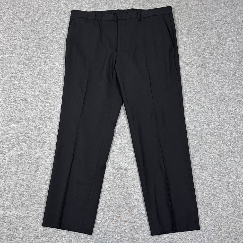 Theory Dress Pants Mens 36x27 Black Mayer New Tailor 2 Wool Stretch City